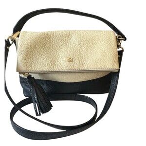 Kate Spade New York Southport Avenue Maria Porcelain/Black Purse Crossbody READ